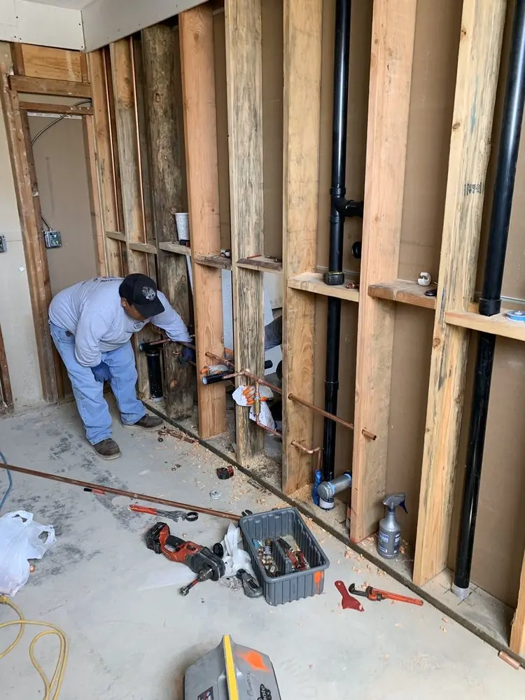 Commercial rough-in plumbing for Gas Line Repair in Blue Spring Reserve
